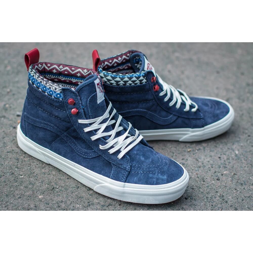 VANS Sk8 Hi MTE Parisian Night/Blanc de Blanc Women's Skate Shoes Size 5.5 NEW!!